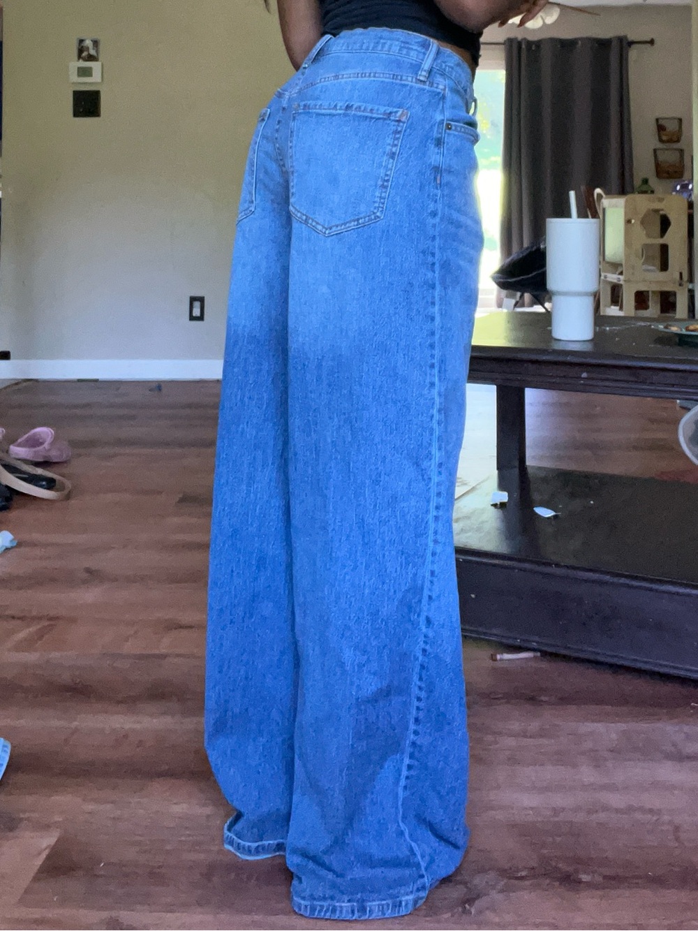 Jessica Simpson freesia High-Rise Light Blue Flare Jeans